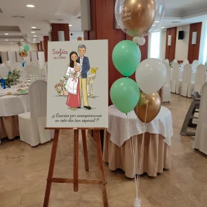 Cartel de bienvenida