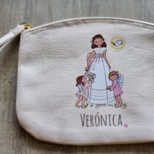 Neceser de (407 gr/m2) tamaño  (19x18 cm)